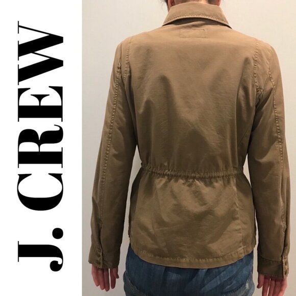 J. CREW Classic Vintage Twill Chino 100% Cotton Safari Utility Jacket, Medium - Picture 5 of 12